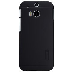 Пластиковый чехол для HTC One M8 Nillkin Frosted Shield Черный Черный смотреть фото | belker.com.ua