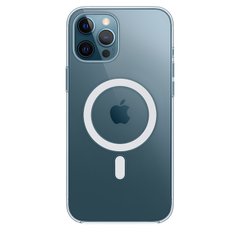 Силиконовый чехол для iPhone 12 Pro Max MagSafe Прозрачный Прозрачный смотреть фото | belker.com.ua