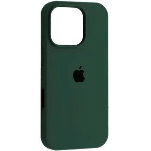 Чехол для iPhone 16 Pro Max Silicone Case (replica) Изумрудный