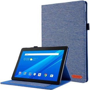 Чехол для Lenovo Tab M10 10.1 TB-X605L/X505 Textile case Синий смотреть фото | belker.com.ua