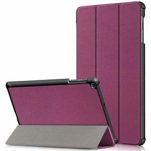Чехол для Samsung Galaxy Tab A 10.1 (2019) SM-T510, SM-T515 Moko кожаный Фиолетовый смотреть фото | belker.com.ua