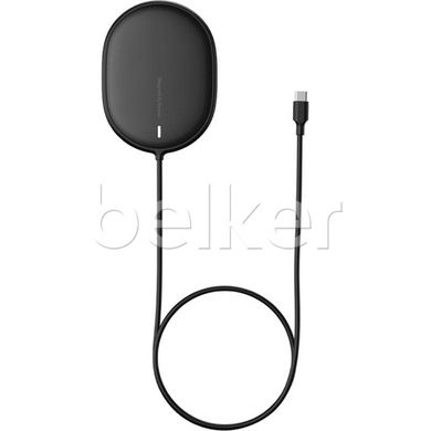Беспроводное зарядное устройство MagSafe Baseus Light Magnetic Wireless Charger (WXQJ-01) Черное