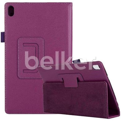 Чехол для Lenovo Tab 4 8 Plus TB-8704x TTX Кожаный Фиолетовый смотреть фото | belker.com.ua