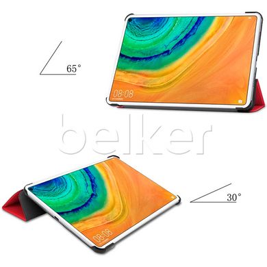 Чехол для Huawei MatePad Pro 10.8 2020 Moko кожаный Красный