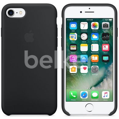 Чехол для iPhone 7 Apple Silicone Case Черный смотреть фото | belker.com.ua