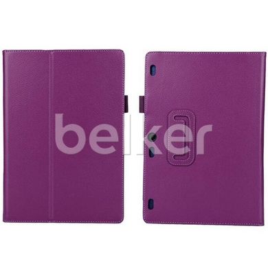 Чехол для Lenovo Tab 2 10.1 A10-70 TTX кожаный Фиолетовый смотреть фото | belker.com.ua
