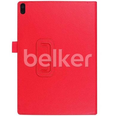 Чехол для Lenovo Tab 4 10.1 Plus x704 ТТХ кожаный Красный смотреть фото | belker.com.ua
