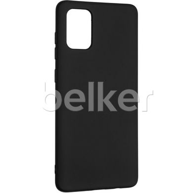 Чехол для Samsung Galaxy A71 2020 (A715) Full Soft case Черный смотреть фото | belker.com.ua