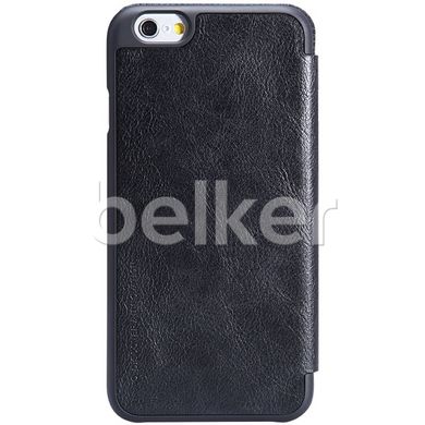 Чехол книжка для iPhone 6s Nillkin Qin кожаный Черный смотреть фото | belker.com.ua