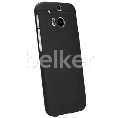 Пластиковый чехол для HTC One M8 Nillkin Frosted Shield Черный Черный смотреть фото | belker.com.ua