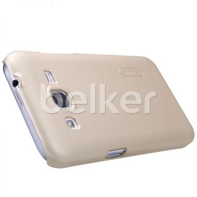 Пластиковый чехол для Samsung Galaxy Core Prime G360/G361 Nillkin Frosted Shield Золотой смотреть фото | belker.com.ua