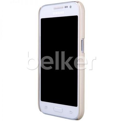 Пластиковый чехол для Samsung Galaxy Core Prime G360/G361 Nillkin Frosted Shield Золотой смотреть фото | belker.com.ua
