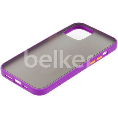 Противоударный чехол для iPhone 12 Pro LikGus Фиолетовый смотреть фото | belker.com.ua