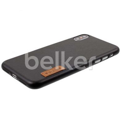 Противоударный чехол для iPhone X G-Case Кожа смотреть фото | belker.com.ua
