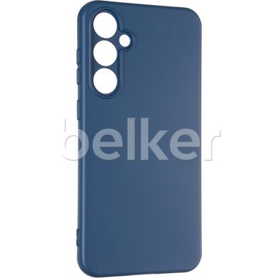 Противоударный чехол для Samsung Galaxy S23 FE Full soft case Синий