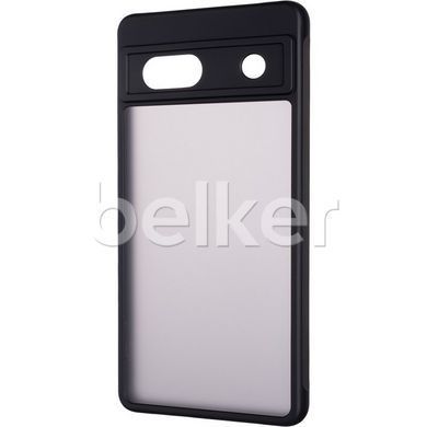 Противоударный чехол Pixel 7A Shadow Case (camera protection) Черный