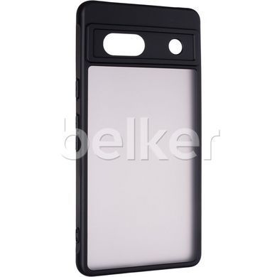 Противоударный чехол Pixel 7A Shadow Case (camera protection) Черный