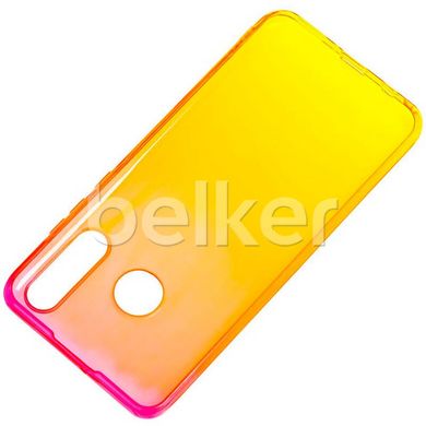Силиконовый чехол для Huawei P30 Lite Gradient case Оранжевый смотреть фото | belker.com.ua