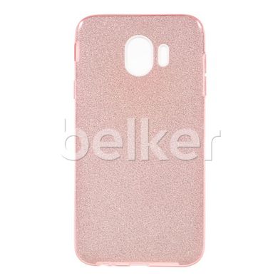 Силиконовый чехол для Samsung Galaxy J4 2018 (J400) Remax Glitter Silicon Розовый смотреть фото | belker.com.ua