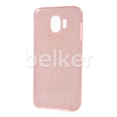 Силиконовый чехол для Samsung Galaxy J4 2018 (J400) Remax Glitter Silicon Розовый смотреть фото | belker.com.ua