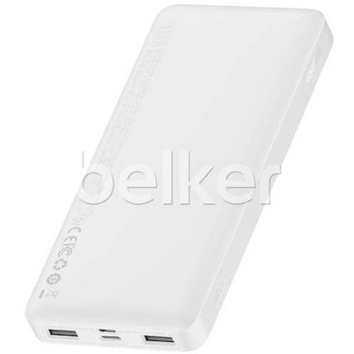 Внешний аккумулятор Baseus Bipow Digital Display 15W 10000mAh Белый