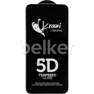 Защитное стекло для iPhone X Krazi 5D M-Design Черный смотреть фото | belker.com.ua