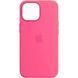 Чехол для iPhone 15 Pro Max Silicone Case (replica) Ярко розовый смотреть фото | belker.com.ua