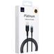 Кабель для iPhone Lightning USB Wiwu Platinum PT01 3 метра Черный в магазине belker.com.ua