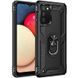 Противоударный силиконовый чехол для Samsung Galaxy A23 (A235) Serge Ring case Черный смотреть фото | belker.com.ua