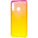 Силиконовый чехол для Huawei P30 Lite Gradient case Оранжевый в магазине belker.com.ua