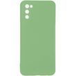 Защитный чехол для Samsung Galaxy A03S (A037) Full Soft case Черный Салатовый смотреть фото | belker.com.ua