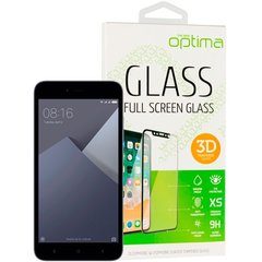 Защитное стекло для Xiaomi Redmi 5A Optima 3D Черный смотреть фото | belker.com.ua