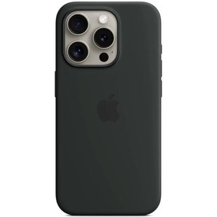 Чехол для для iPhone 15 Pro Silicone case Черный смотреть фото | belker.com.ua