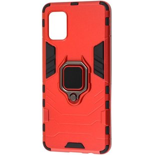 Противоударный для Samsung Galaxy A31 (A315) Transformer Ring case Красный смотреть фото | belker.com.ua