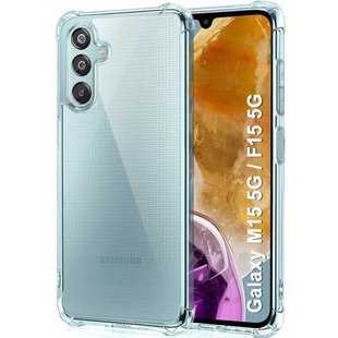 Противоударный силиконовый чехол для Samsung Galaxy M15 (M156) Gelius Proof Прозрачный