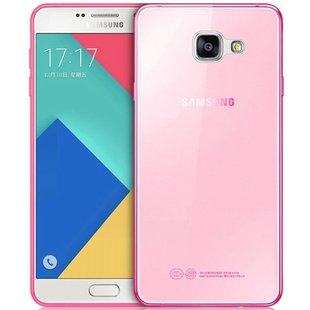 Силиконовый чехол для Samsung Galaxy A3 2016 A310 Remax незаметный Розовый смотреть фото | belker.com.ua