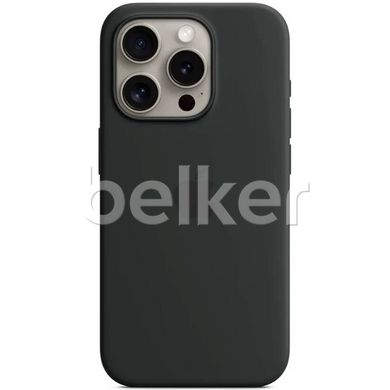 Чехол для для iPhone 15 Pro Silicone case Черный смотреть фото | belker.com.ua