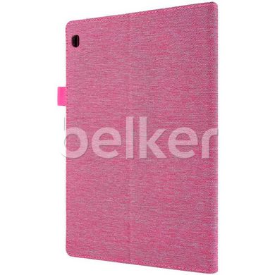 Чехол для Lenovo Tab M10 10.1 TB-X605L/X505 Textile case Розовый смотреть фото | belker.com.ua