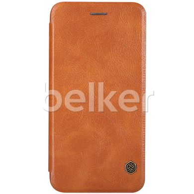 Чехол книжка для iPhone 6s Nillkin Qin кожаный Коричневый смотреть фото | belker.com.ua