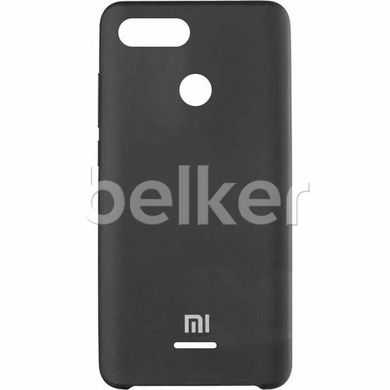 Оригинальный чехол Xiaomi Redmi 6 Silicone Case Черный смотреть фото | belker.com.ua