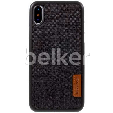 Противоударный чехол для iPhone X G-Case Ткань смотреть фото | belker.com.ua