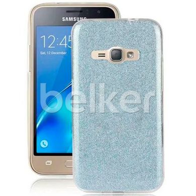 Силиконовый чехол для Samsung Galaxy J1 2016 (J120) Remax Glitter Silicon Голубой смотреть фото | belker.com.ua