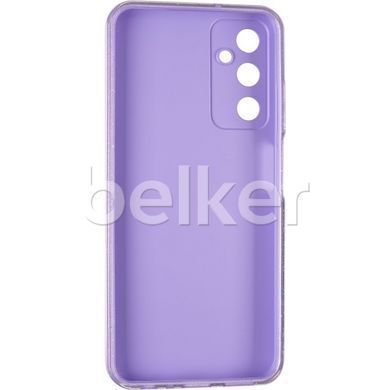 Силиконовый чехол для Samsung Galaxy S24 Plus Silicone Clear Shine Сиреневый
