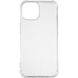 Противоударный силиконовый чехол для iPhone 15 Gelius Proof Прозрачный в магазине belker.com.ua
