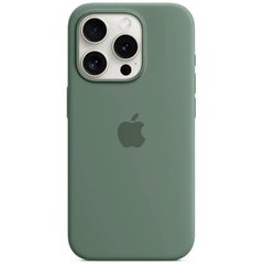 Чехол для для iPhone 15 Pro Silicone case Хвоя