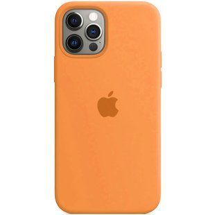 Чехол для iPhone 16 Pro Max Silicone Case (replica) Оранжевый