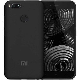 Чехол для Xiaomi Mi A1 Silicone Case оригинальный Черный смотреть фото | belker.com.ua