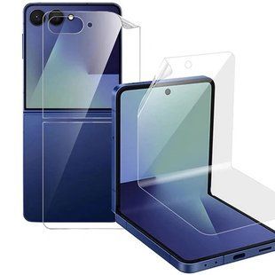 Гидрогелевая защитная пленка для Samsung Galaxy Flip 7 на все Глянцевая
