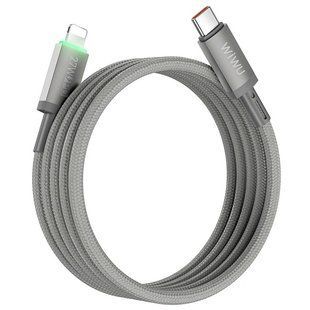 Кабель Type-C to Lightning Wiwu Maglink Magnetic Wi-C083 1 метр Серый