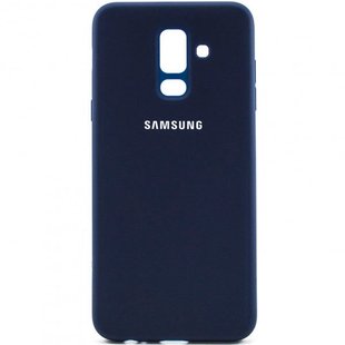 Оригинальный чехол для Samsung Galaxy J8 2018 (J810) Soft Case Темно-синий смотреть фото | belker.com.ua